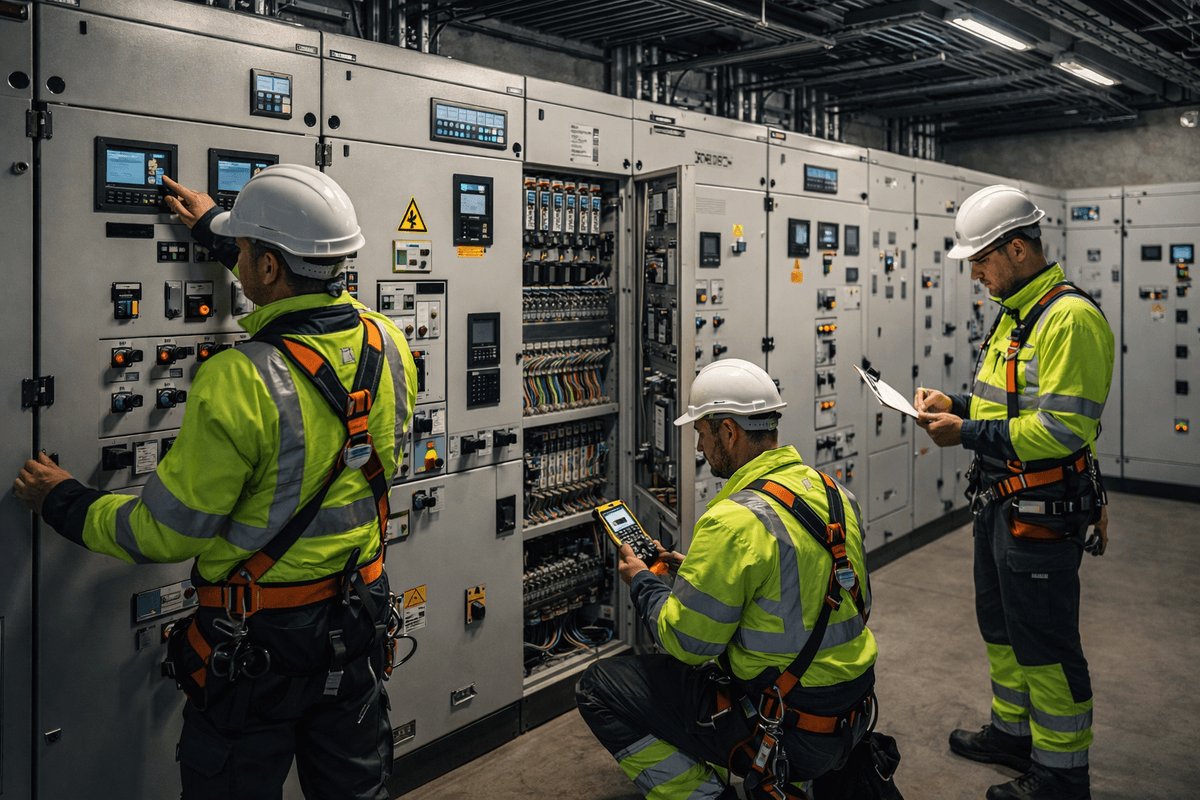 Switch Gear Solar Plant Monitoring