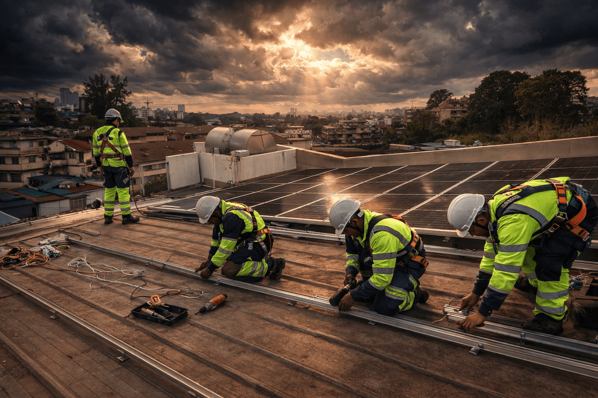 Commercial and Residential Rooftop PV Mounting