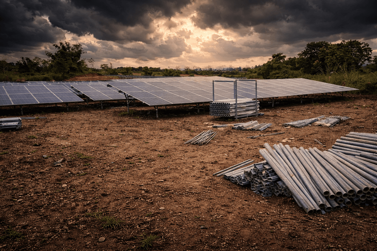 Ground Mounted PV Mega Watts Installation